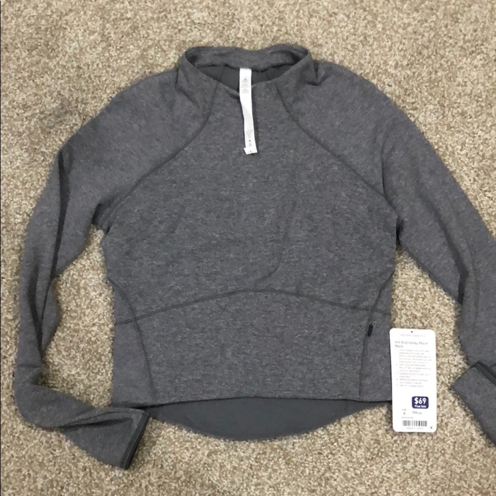 NWT Lululemon Hill and Valley Mock Neck